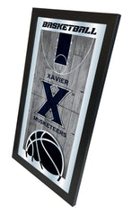 Xavier Musketeers Basketball Mirror by Holland Bar Stool Company Home Sports Decor Side View