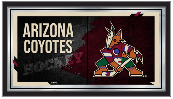 15" X 26" Arizona Coyotes Collector Mirror