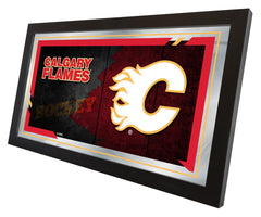 15" X 26" Calgary Flames Collector Mirror