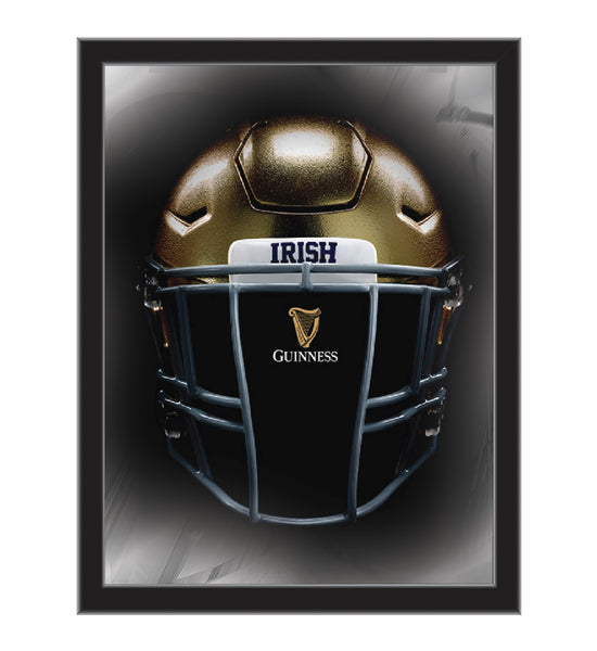 beer football helmet University of Notre Dame and Guinness | ND Football Helmet Logo | Guinness Beer