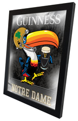 Notre Dame and Guinness Beer Toucan Logo Mirror