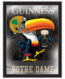 Notre Dame and Guinness Beer Toucan Logo Mirror