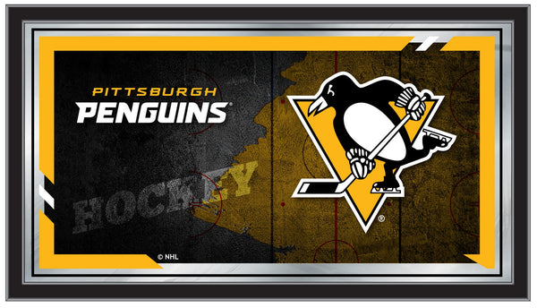 15" X 26" Pittsburgh Penguins Collector Mirror