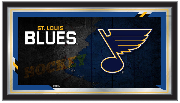 15" X 26" St. Louis Blues Collector Mirror
