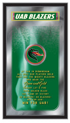 Alabama Birmingham Officially Licensed Fight Song Mirror Printed Wall Decor