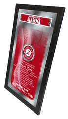 Alabama Crimson Tide Fight Song Mirror by Holland Bar Stool Company Home Sports Decor Side View