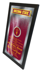 Arizona State Sun Devils Fight Song Mirror by Holland Bar Stool Company Home Sport Decor Side View