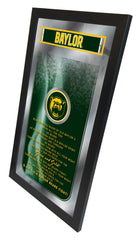 Baylor Bears Fight Song Mirror by Holland Bar Stool Company Home Sports Decor Side View