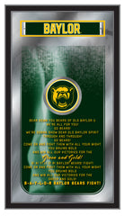 Baylor Bears Fight Song Mirror by Holland Bar Stool Company Home Sports Decor