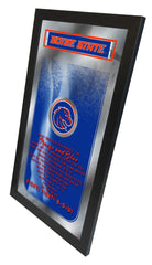 Boise State Broncos Fight Song Mirror by Holland Bar Stool Company Home Sports Decor Side View