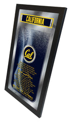 California Golden Bears Fight Song Mirror by Holland Bar Stool Company Home Sports Decor Side View