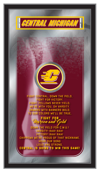 Central Michigan Chippewas Logo Fight Song Mirror