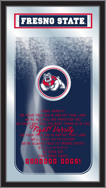 Fresno State University Bulldogs Logo Fight Song Mirror