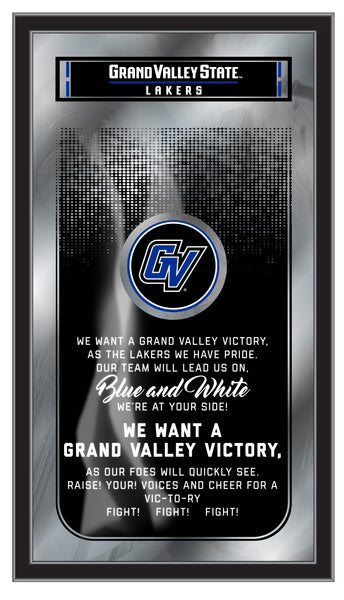 Grand Valley State Lakers Logo Fight Song Mirror
