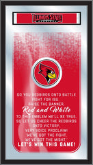 Illinois State University Redbirds Logo Fight Song Mirror by Holland Bar Stool Company