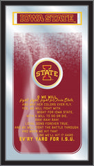 Iowa State Cyclones Fight Song Mirror by Holland Bar Stool Company Home Sports Decor