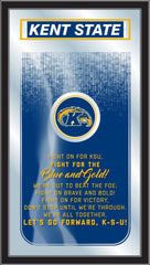 Kent State Golden Flashes Logo Fight Song Mirror Logo Fight Song Mirror by Holland Bar Stool Company