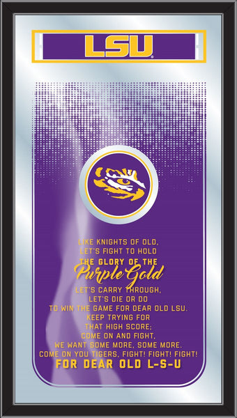 Louisiana State Tigers Logo Fight Song Mirror