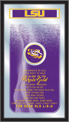 Louisiana State University LSU Tigers Fight Song Mirror by Holland Bar Stool Home Sports Decor