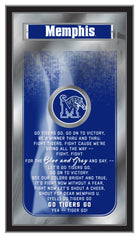 University of Memphis Tigers Logo Fight Song Mirror by Holland Bar Stool Company