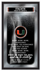 Miami Hurricanes Fight Song Mirror by Holland Bar Stool Company Home Sports Decor