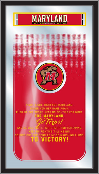 Maryland Terrapins Logo Fight Song Mirror