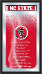 NC State Wolfpack Fight Song Mirror by Holland Bar Stool Company Home Sports Decor