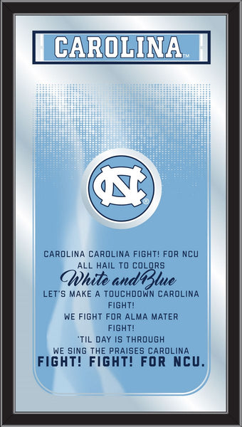 North Carolina Tar Heels Logo Fight Song Mirror
