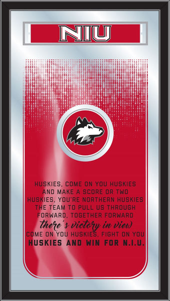 Northern Illinois University Huskies Logo Fight Song Mirror