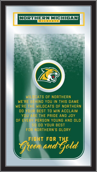 Northern Michigan University Wildcats Logo Fight Song Mirror