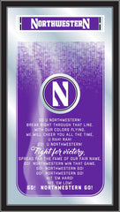 Northwestern Wildcats Fight Song Mirror by Holland Bar Stool Company Home Sports Decor