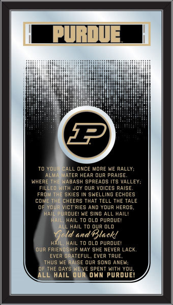 Purdue Boilermakers Logo Fight Song Mirror