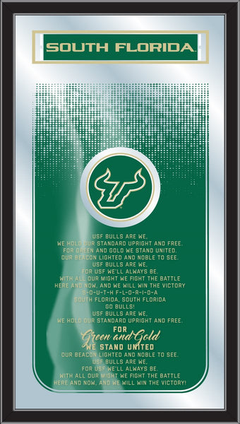 University of South Florida Bulls Logo Fight Song Mirror