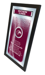 Southern Illinois University Salukis Logo Fight Song Mirror