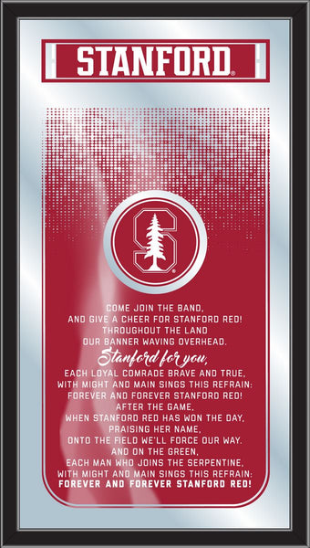 Stanford Cardinals Logo Fight Song Mirror