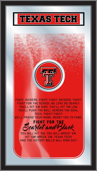 Texas Tech Red Raiders Logo Fight Song Mirror