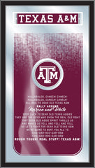 Texas A&M Aggies Fight Song Mirror by Holland Bar Stool Company Home Sports Decor