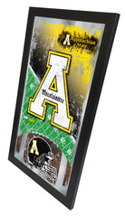 Appalachian State Mountaineers Football Mirror by Holland Bar Stool Company Sports Wall Decor Side View