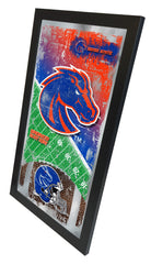 Boise State Broncos Football Mirror by Holland Bar Stool Company Sports Wall Decor Side View