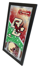 Boston College Eagles Football Mirror by Holland Bar Stool Company Sports Wall Decor Side View