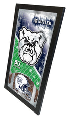 Butler Bulldogs Football Mirror by Holland Bar Stool Company Sports Wall Decor For Him Side View
