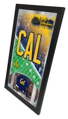 California Golden Bears Football Mirror by Holland Bar Stool Company Home Sports Decor For Him Side View