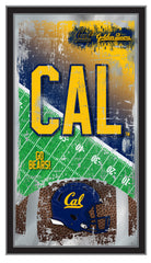 California Golden Bears Football Mirror by Holland Bar Stool Company Home Sports Decor For Him