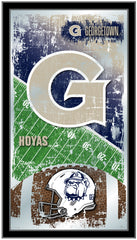Georgetown Hoyas Football Mirror by Holland Bar Stool Company Home Sports Decor for Him