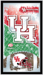 University of Houston Cougars Football Mirror by Holland Bar Stool Company Home Sports Decor for Him