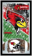 Illinois State University Redbirds Football Mirror by Holland Bar Stool Company