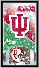 Indiana Hoosiers Football Mirror by Holland Bar Stool Company home Sports Decor for Him