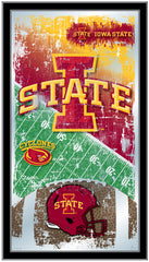 Iowa State Cyclones Football Mirror by Holland Bar Stool Company Home Sports Decor for him