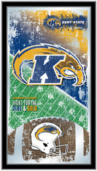 Kent State Golden Flashes Football Mirror Logo Football Mirror by Holland Bar Stool Company