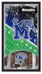 University of Memphis Tigers Logo Football Mirror by Holland Bar Stool Company